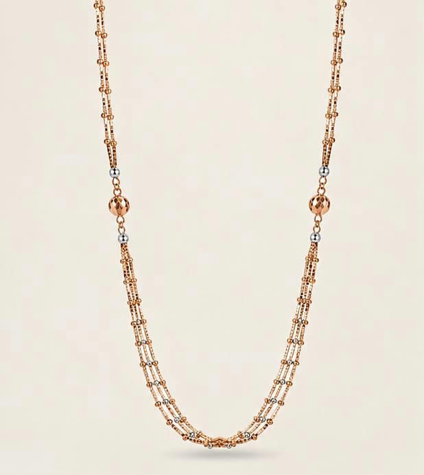 Rose Gold Orb Chain
