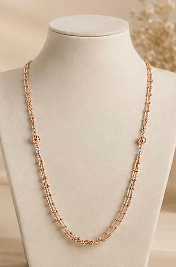 Rose Gold Orb Chain
