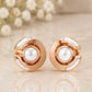 Halo Pearl Studs