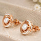 Halo Pearl Studs
