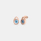 Evil Eye Teardrop Studs
