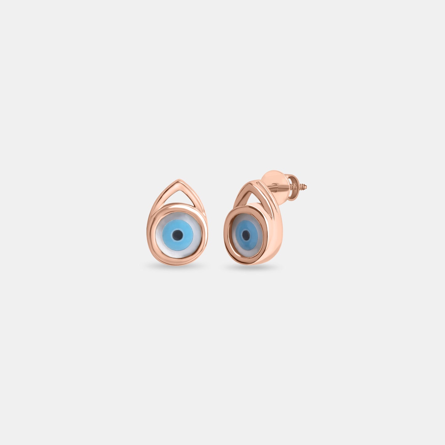 Evil Eye Teardrop Studs