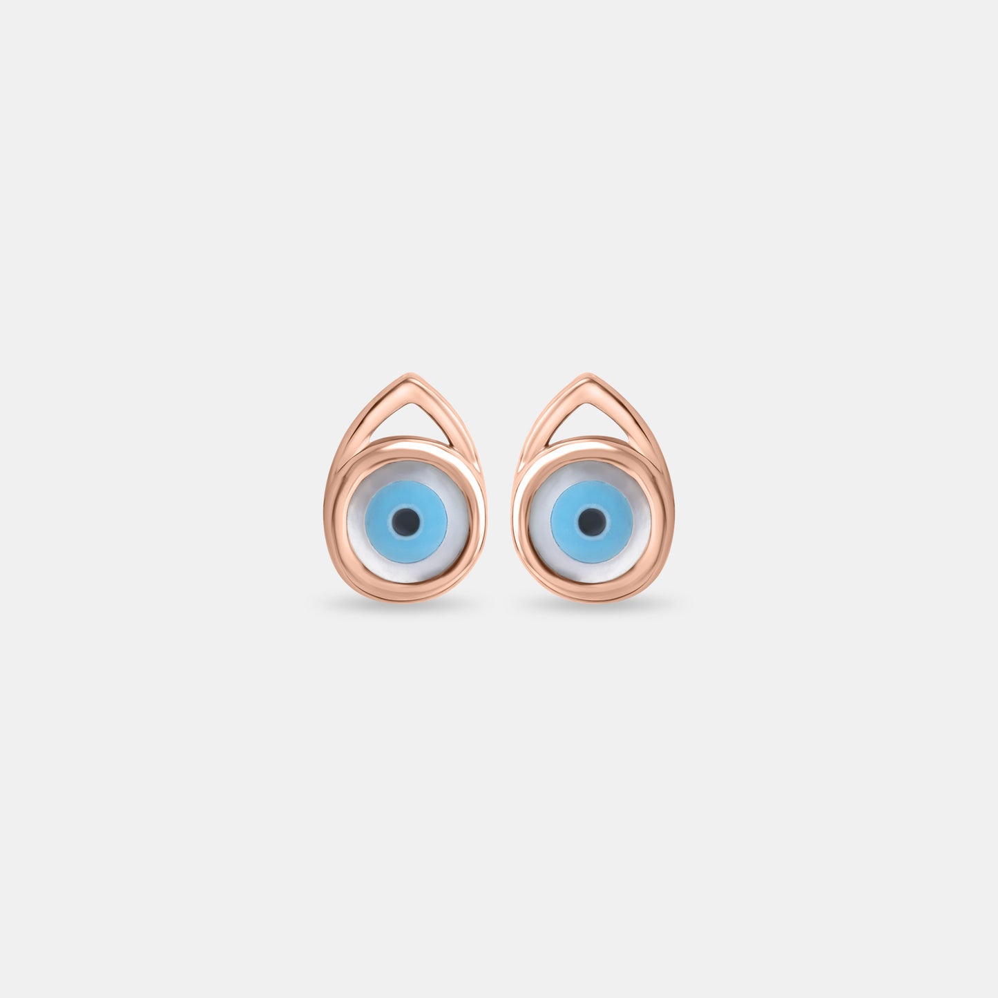 Evil Eye Teardrop Studs