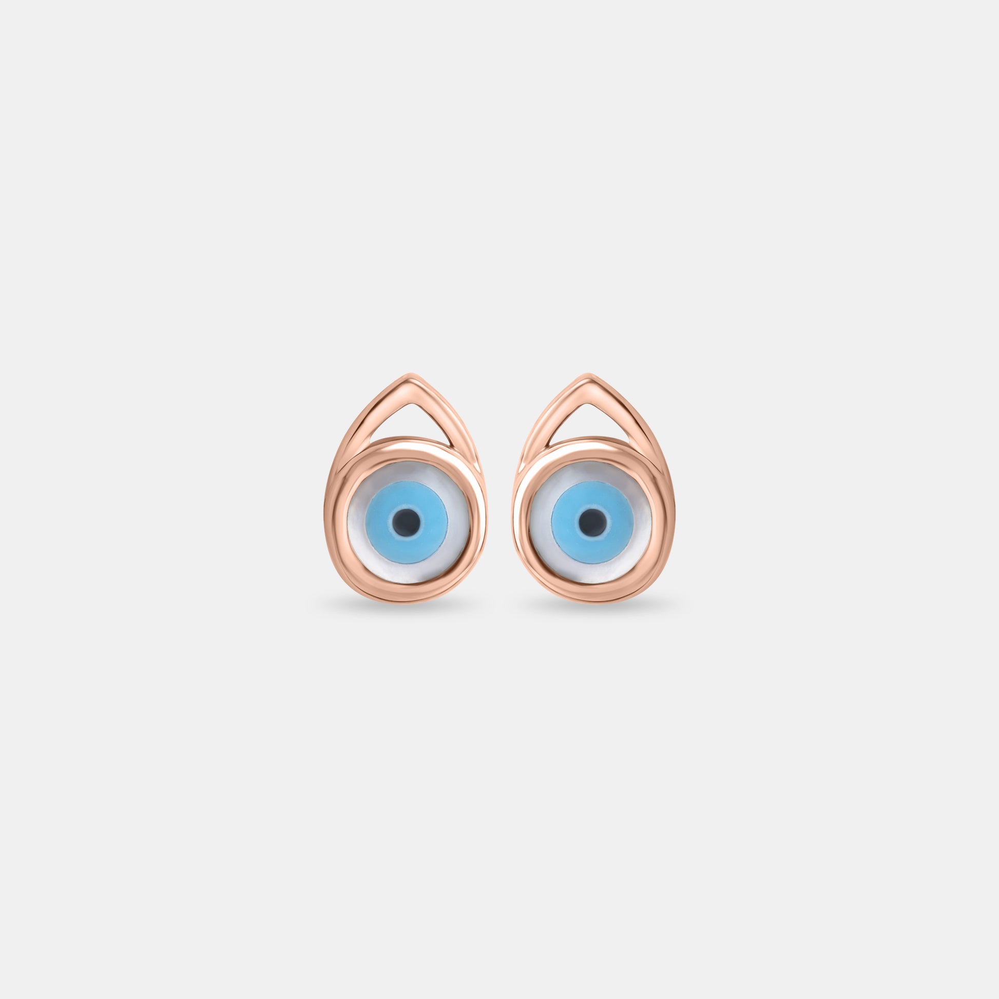 Evil Eye Teardrop Studs