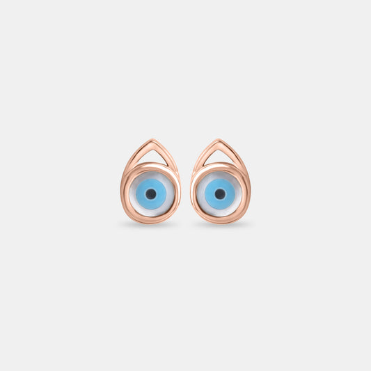 Evil Eye Teardrop Studs
