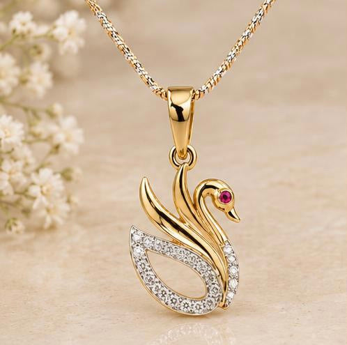 Swan Glow Pendant