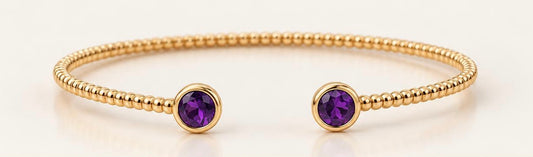 Violet Orbit Cuff