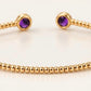 Violet Orbit Cuff