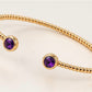 Violet Orbit Cuff