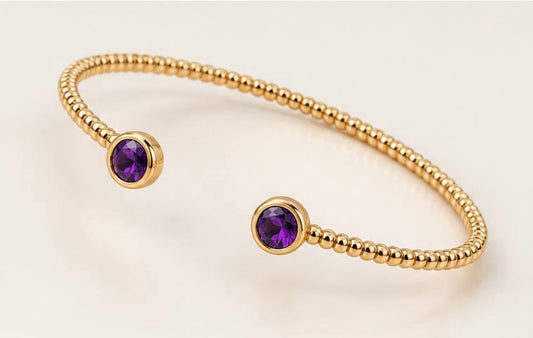 Violet Orbit Cuff