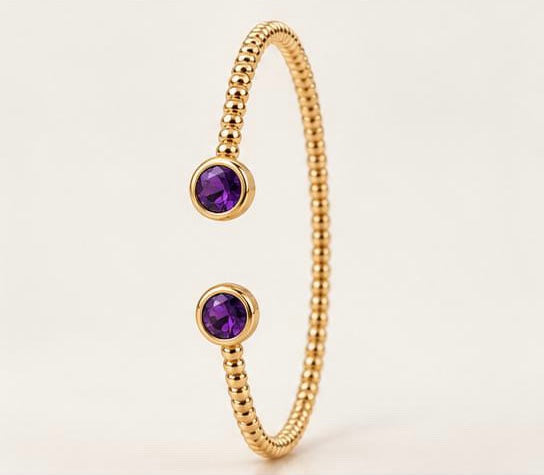Violet Orbit Cuff