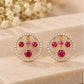 Rose Waterfall Studs
