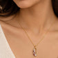 Amethyst Blossom Pendant Chain