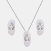 Flip-flop Fantasy Pendant Chain Set