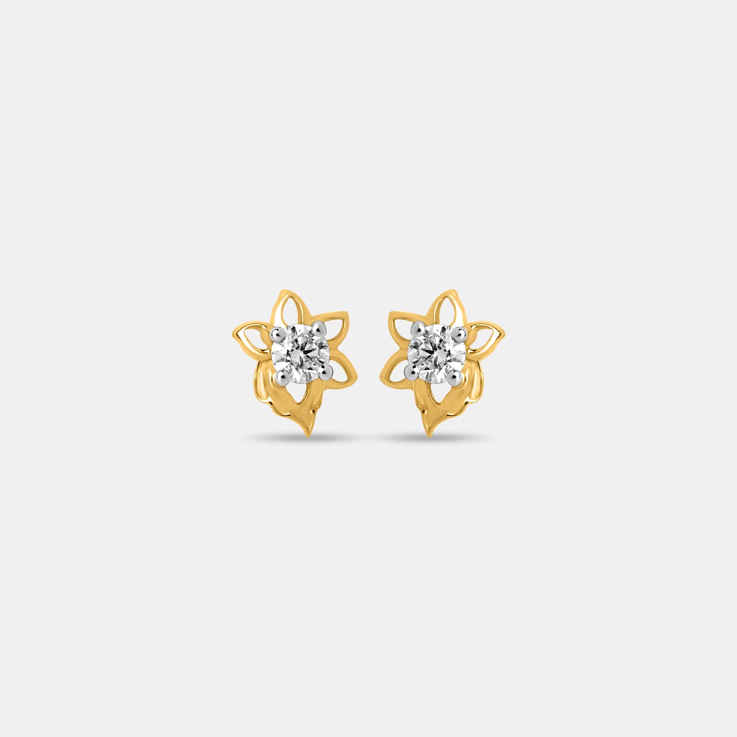 Florisia 18kt Gold Diamond Studs