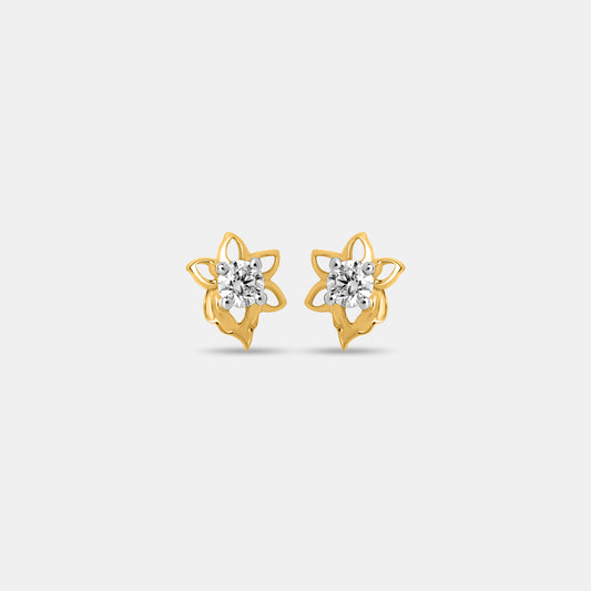 Florisia 18kt Gold Diamond Studs