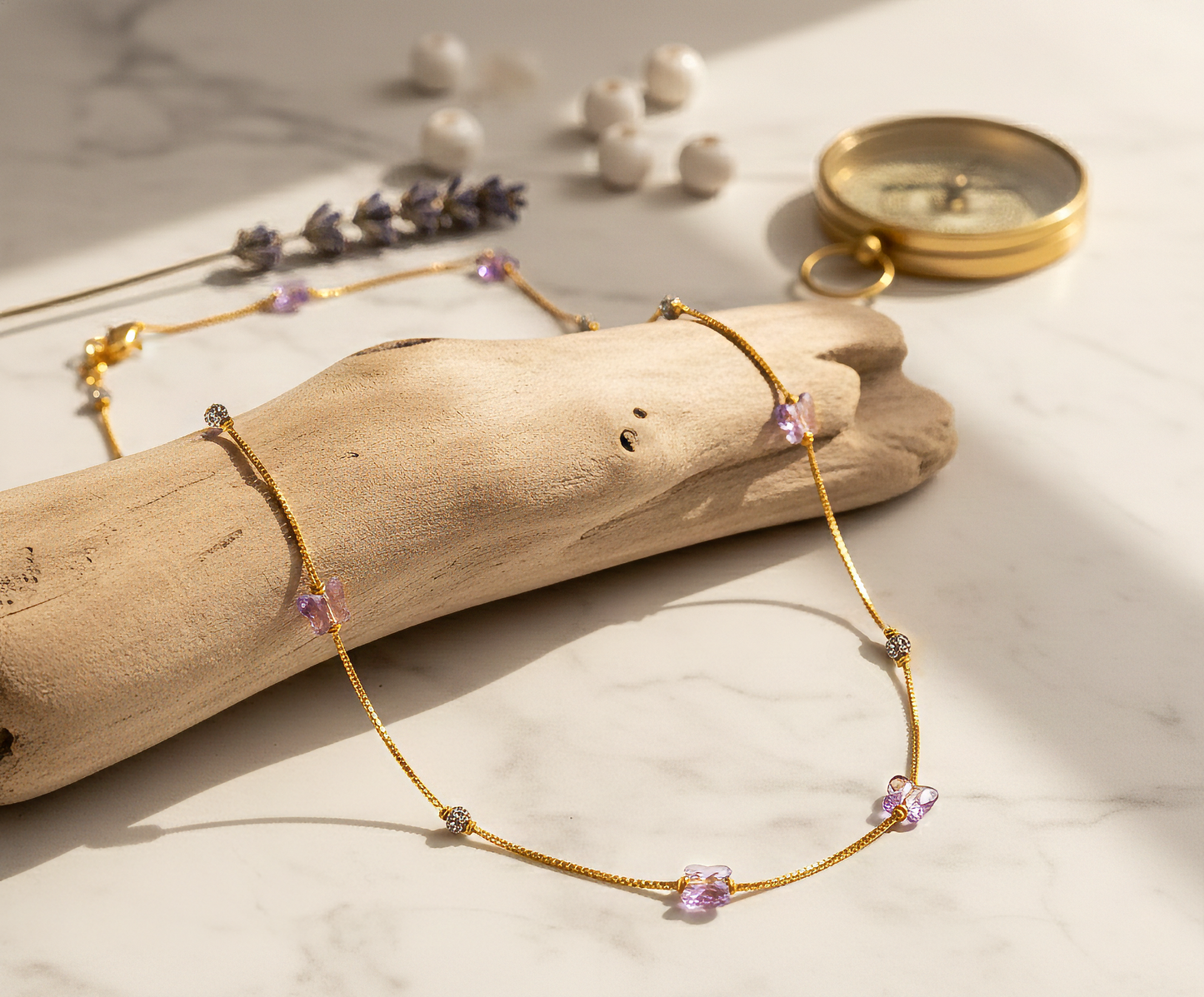 Lilac Flutter Chain