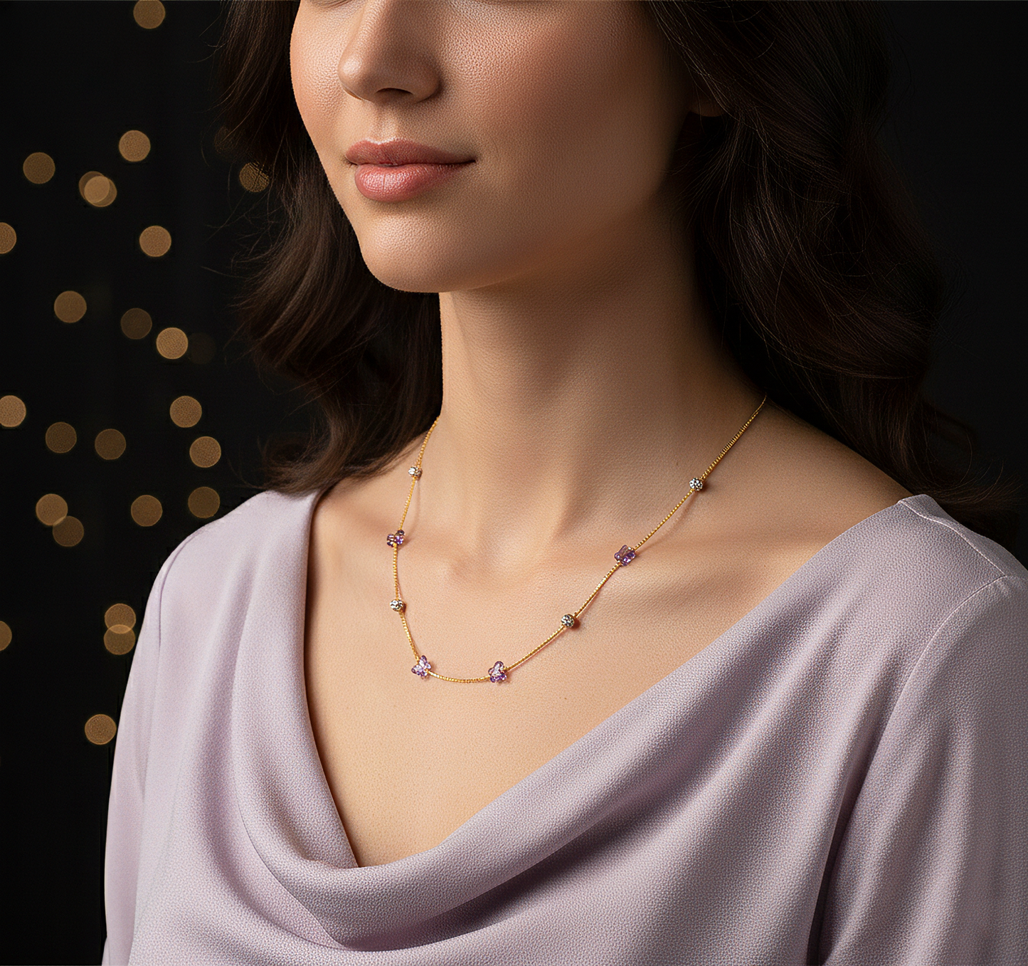 Lilac Flutter Chain