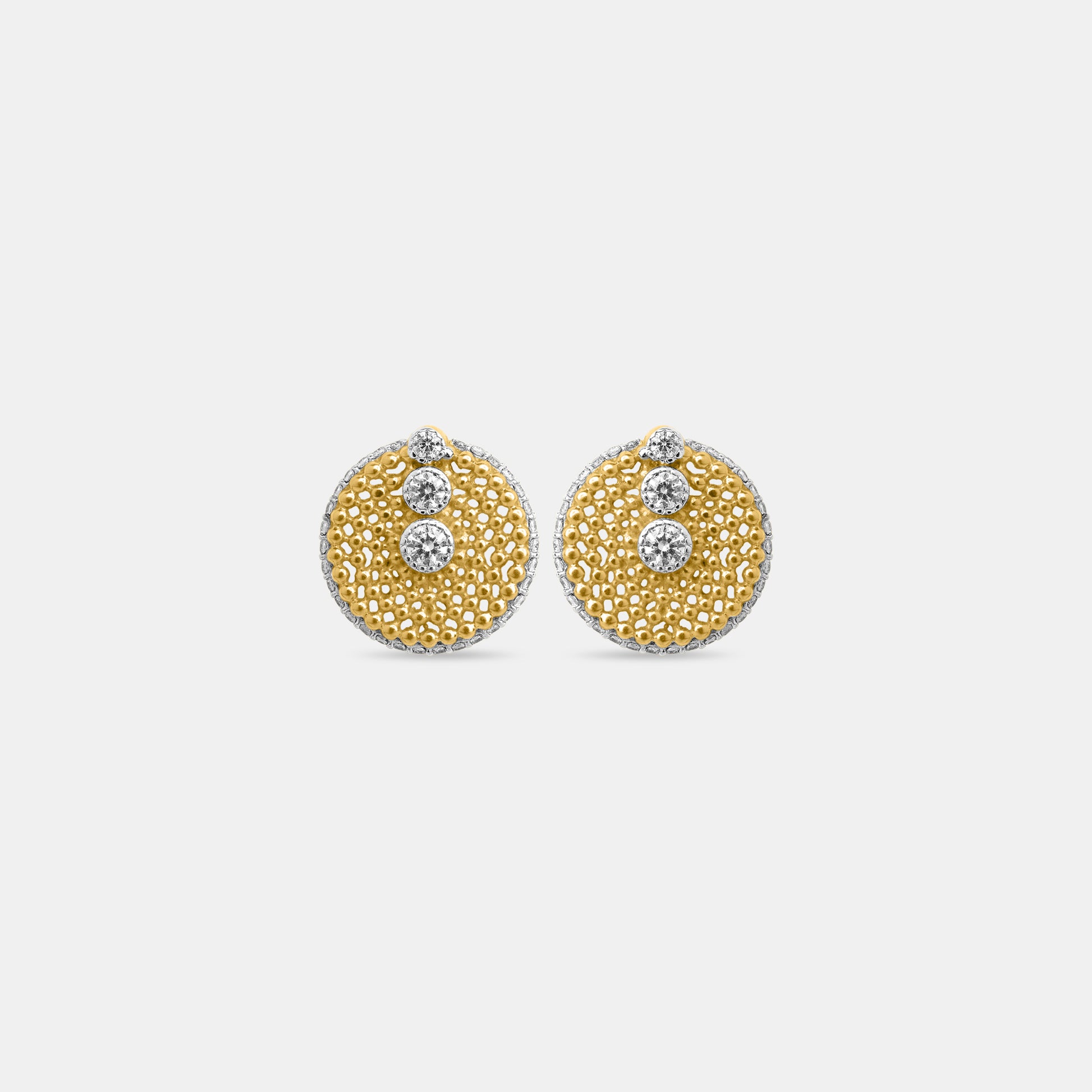 Golden Nebula Studs