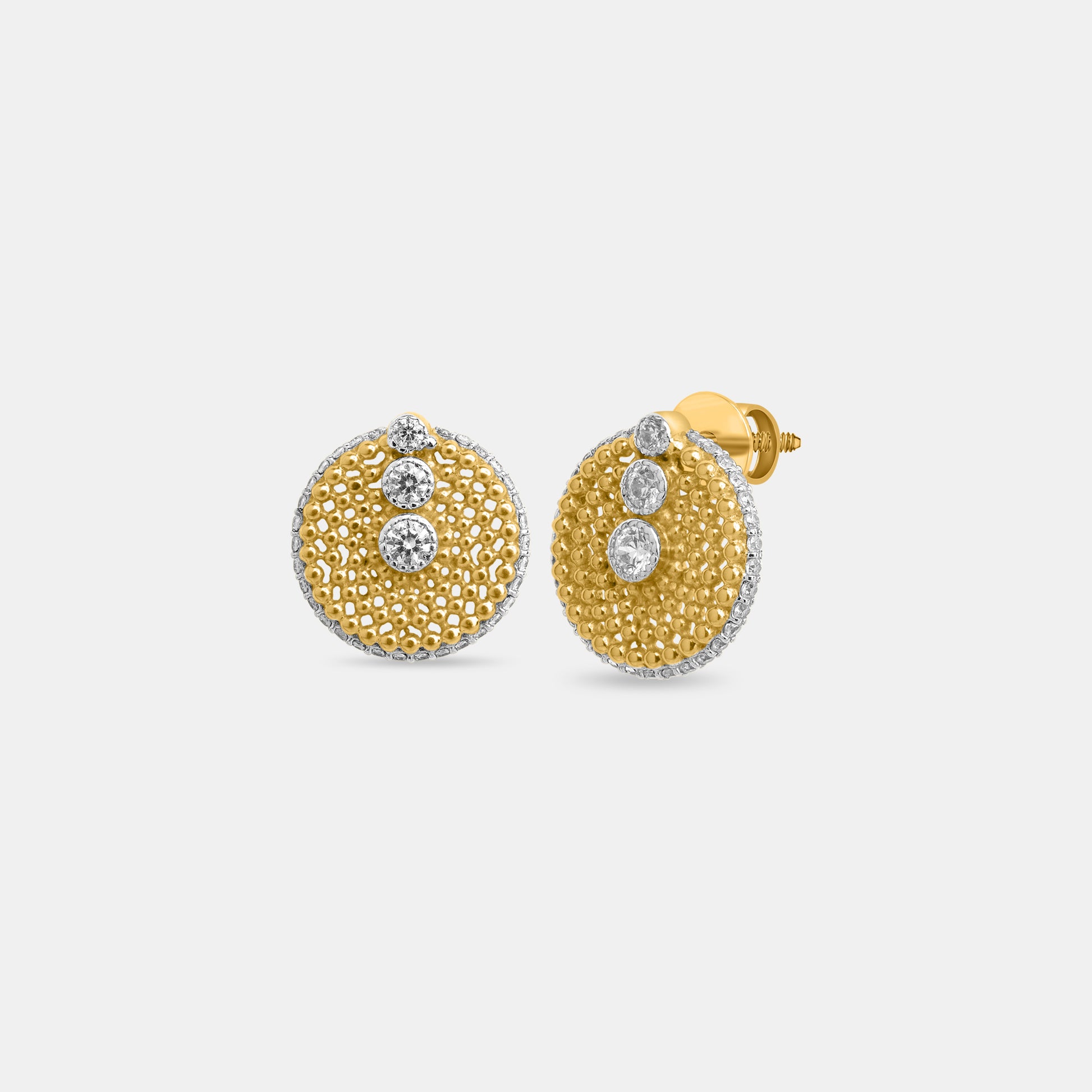 Golden Nebula Studs