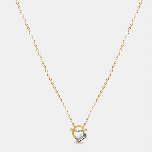 Golden Orbit Pendant Chain
