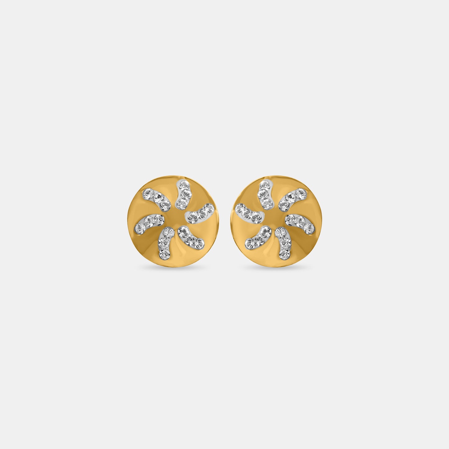 Golden Swirl Studs