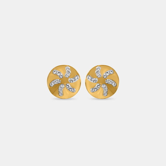 Golden Swirl Studs