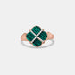 Green Crossroads Gold Ring