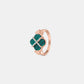 Green Crossroads Gold Ring
