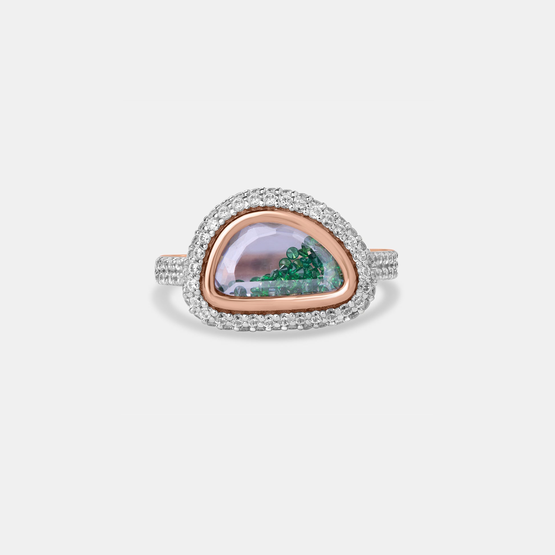 Green Galaxy Ring