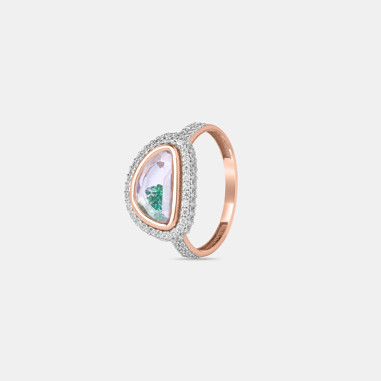 Green Galaxy Ring