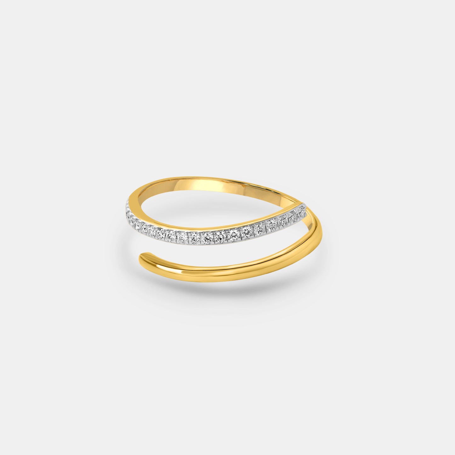 Helix Diamond Ring