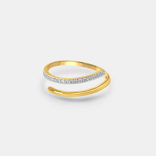 Helix Diamond Ring