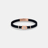 Hudson Black and Rose Gold Bracelet
