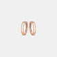 Hudson Black and Rose Gold Bracelet