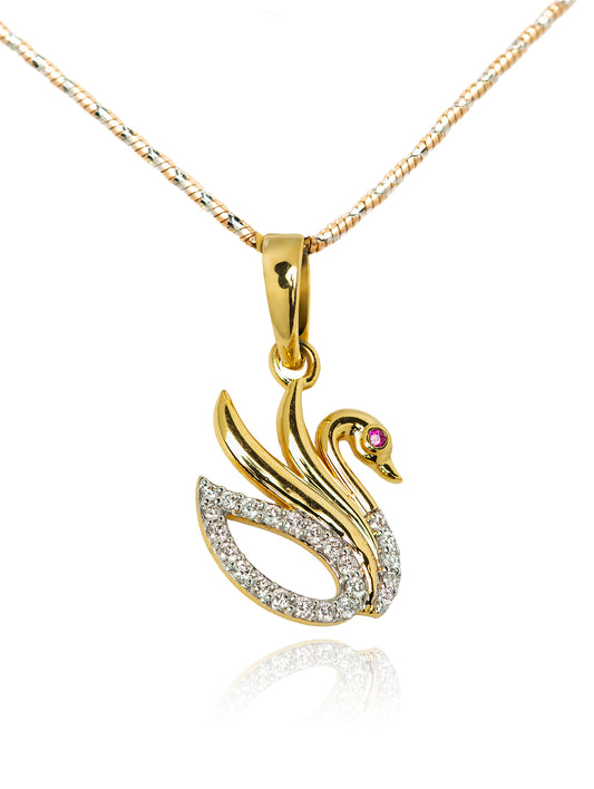Swan Glow Pendant