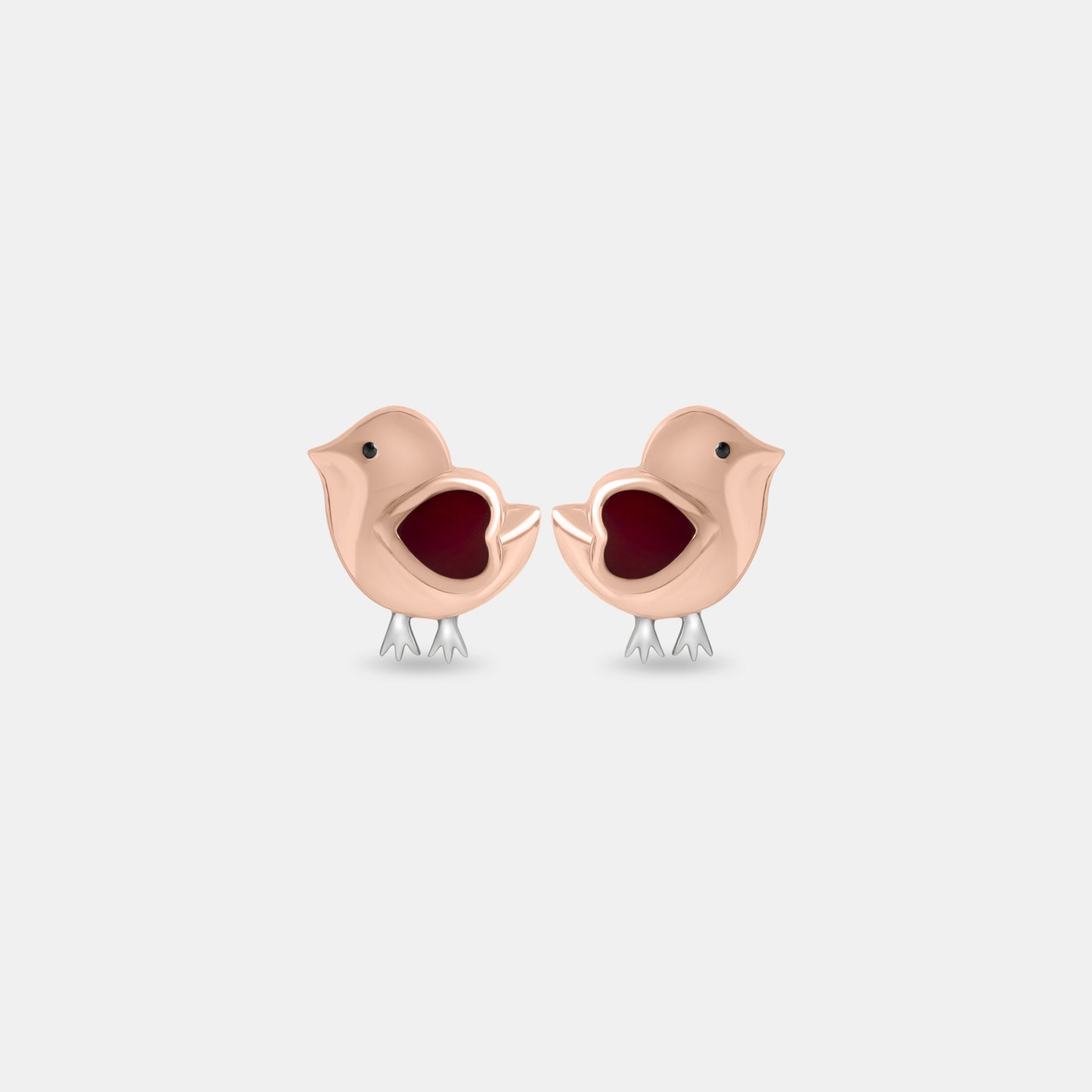 Lovebirds Whispers Studs