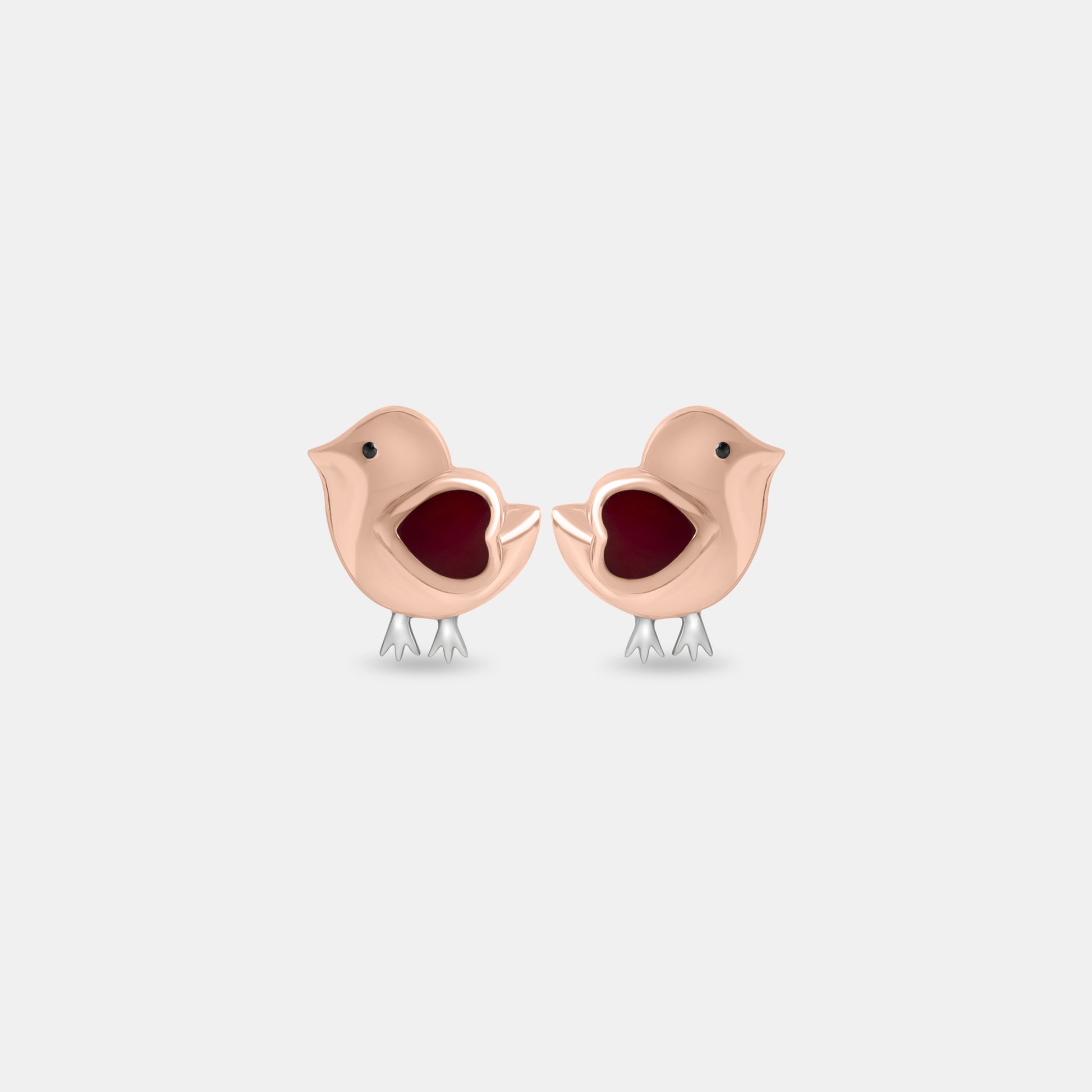 Lovebirds Whispers Studs