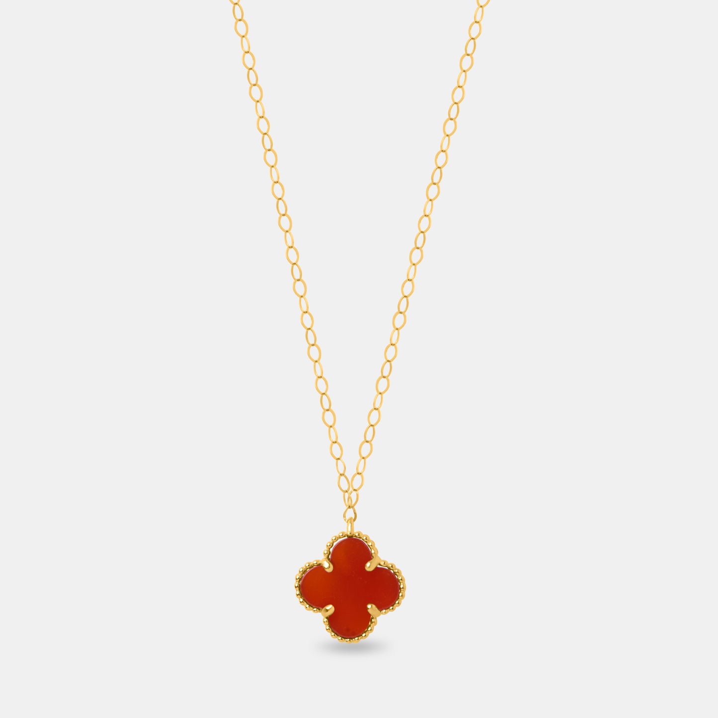 Lucky Clover Pendant Chain