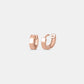 Luna Plain Rose Gold Huggies