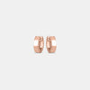 Luna Plain Rose Gold Huggies