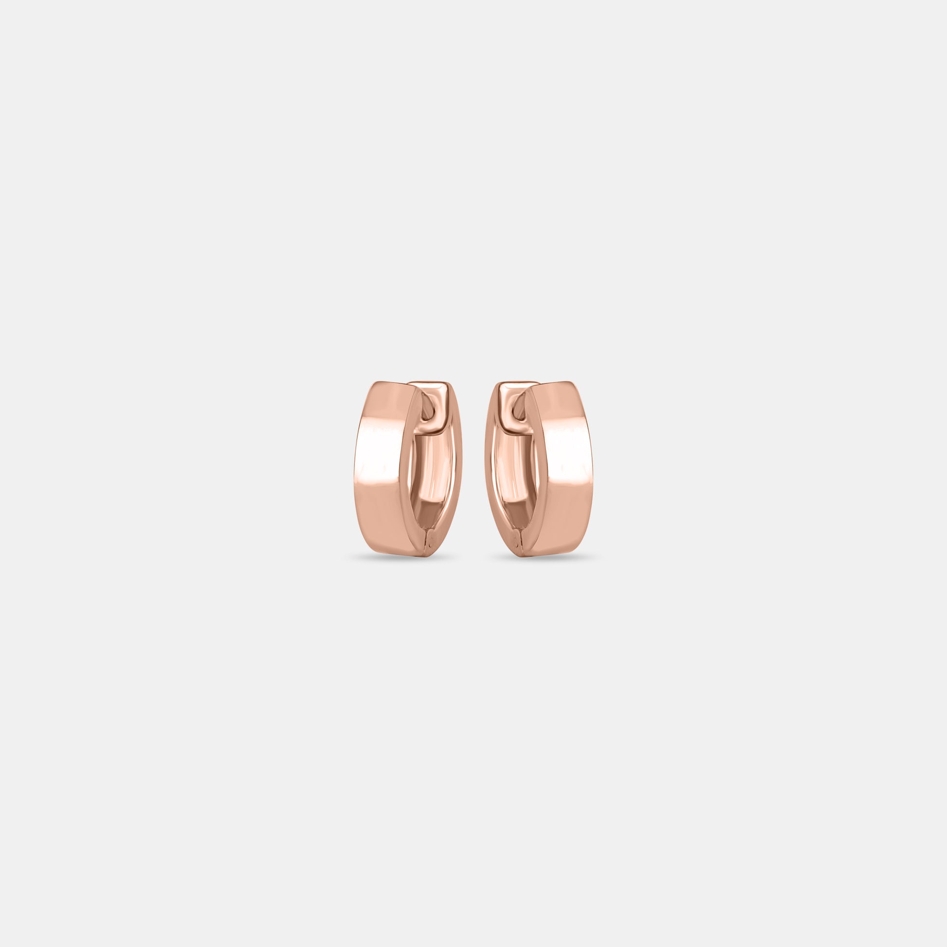 Luna Plain Rose Gold Huggies