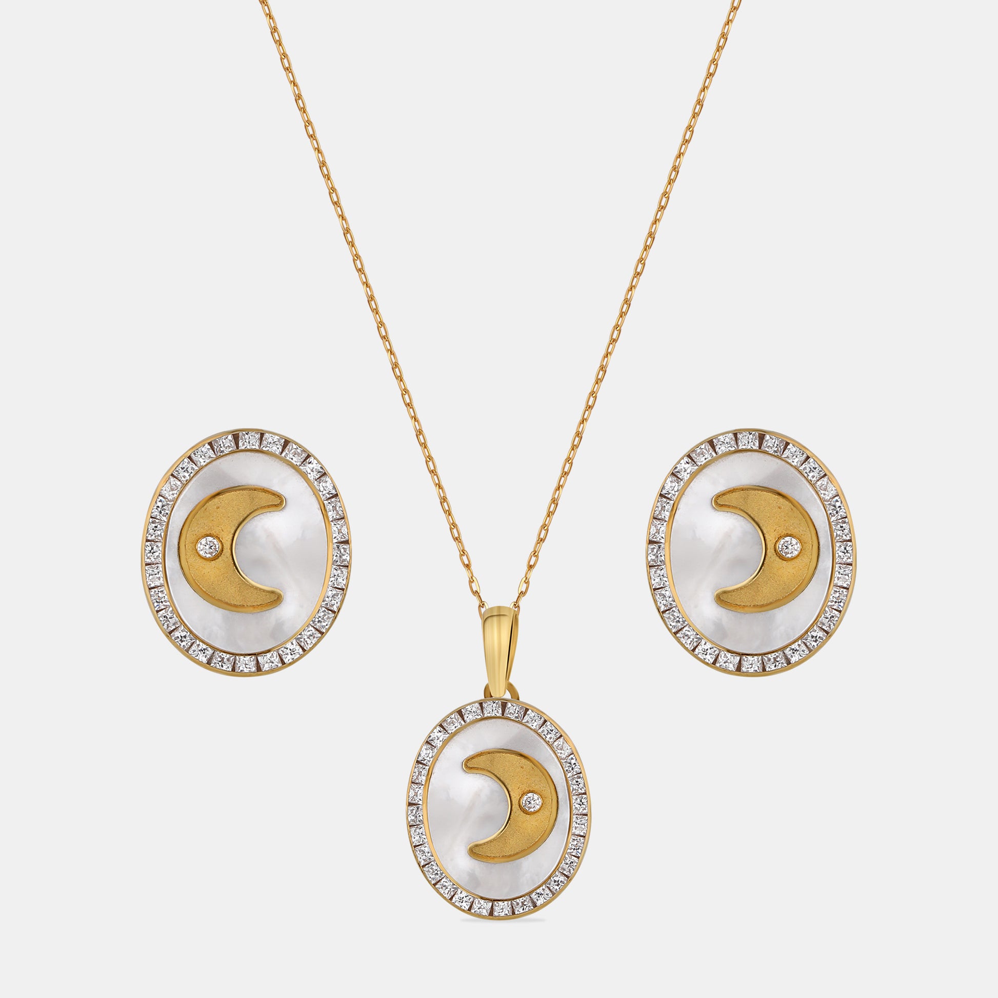 Lunar Grace Pendant Set