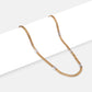 Mesh and Sterling Accent Gold Chain