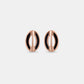 Midnight Donut Studs