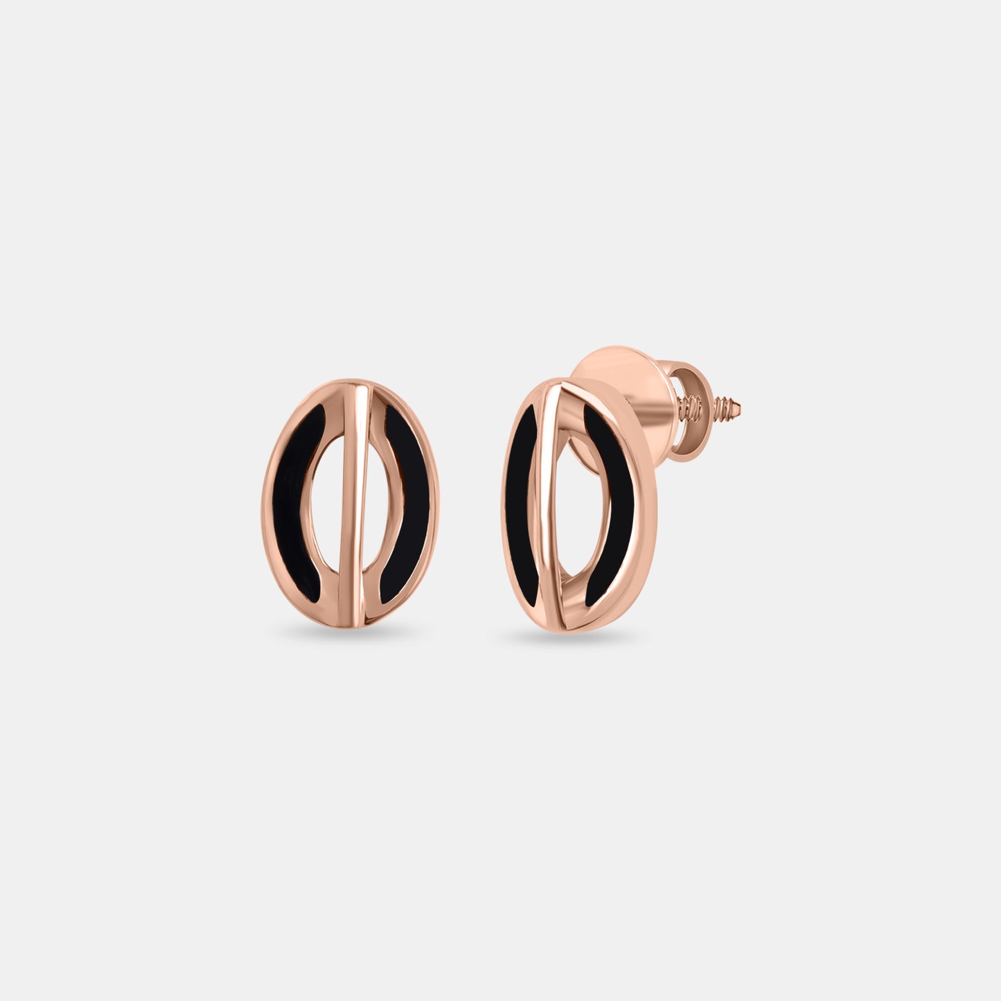 Midnight Donut Studs