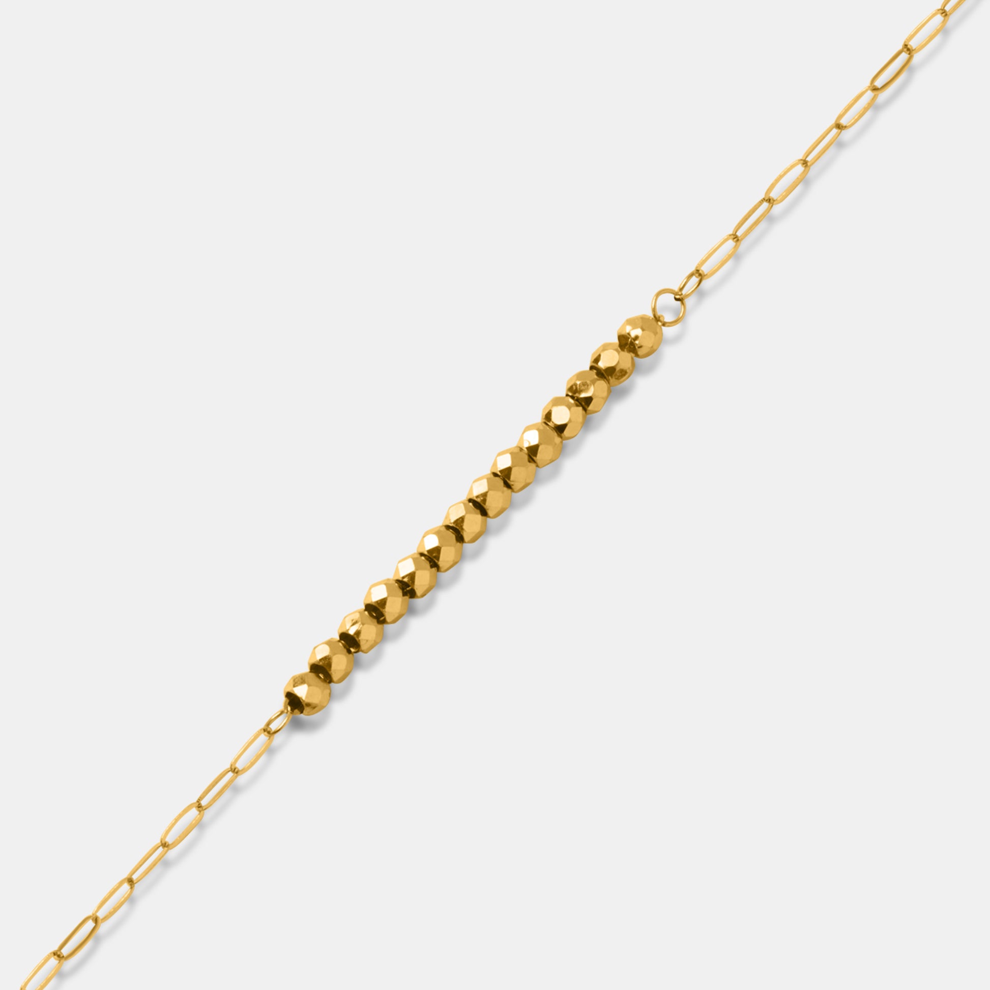 Minimalist Gold Bead Bracelet
