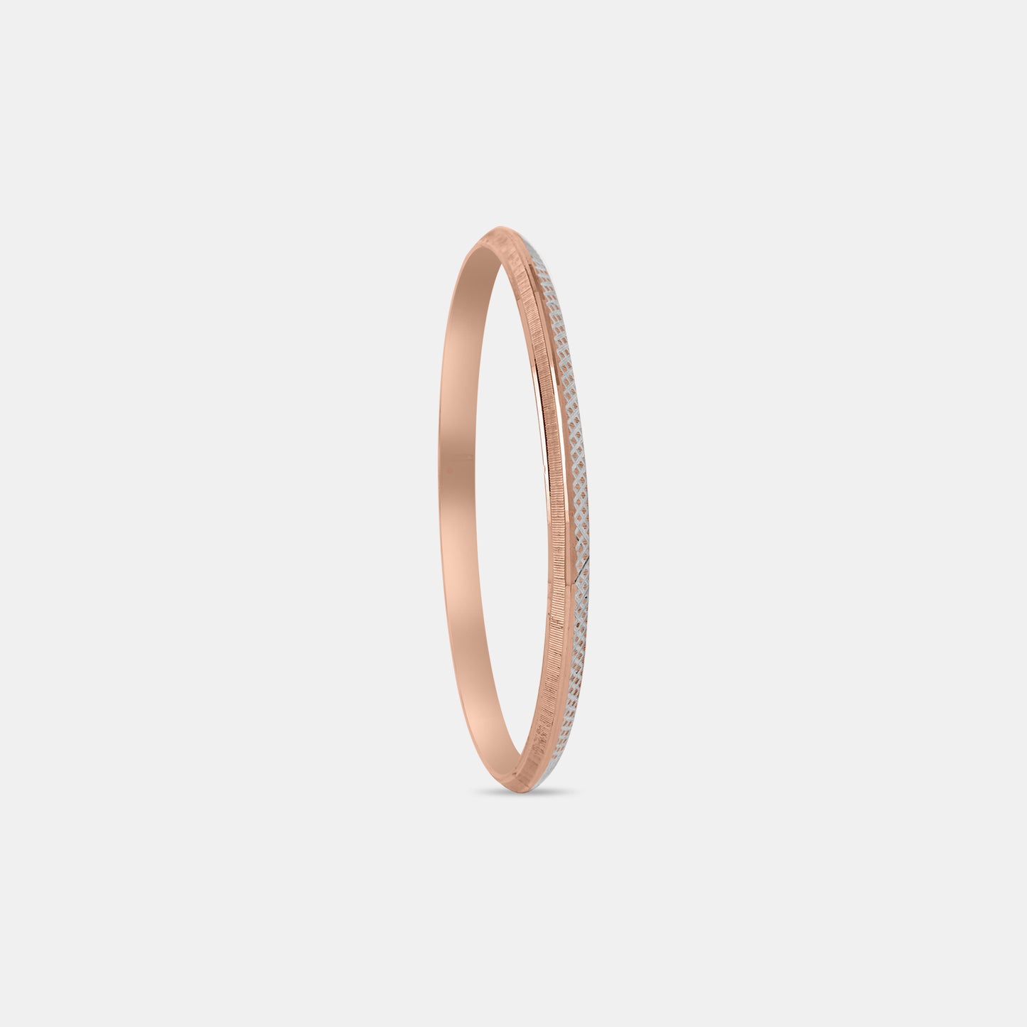 Modern Edge Rose Gold Kada