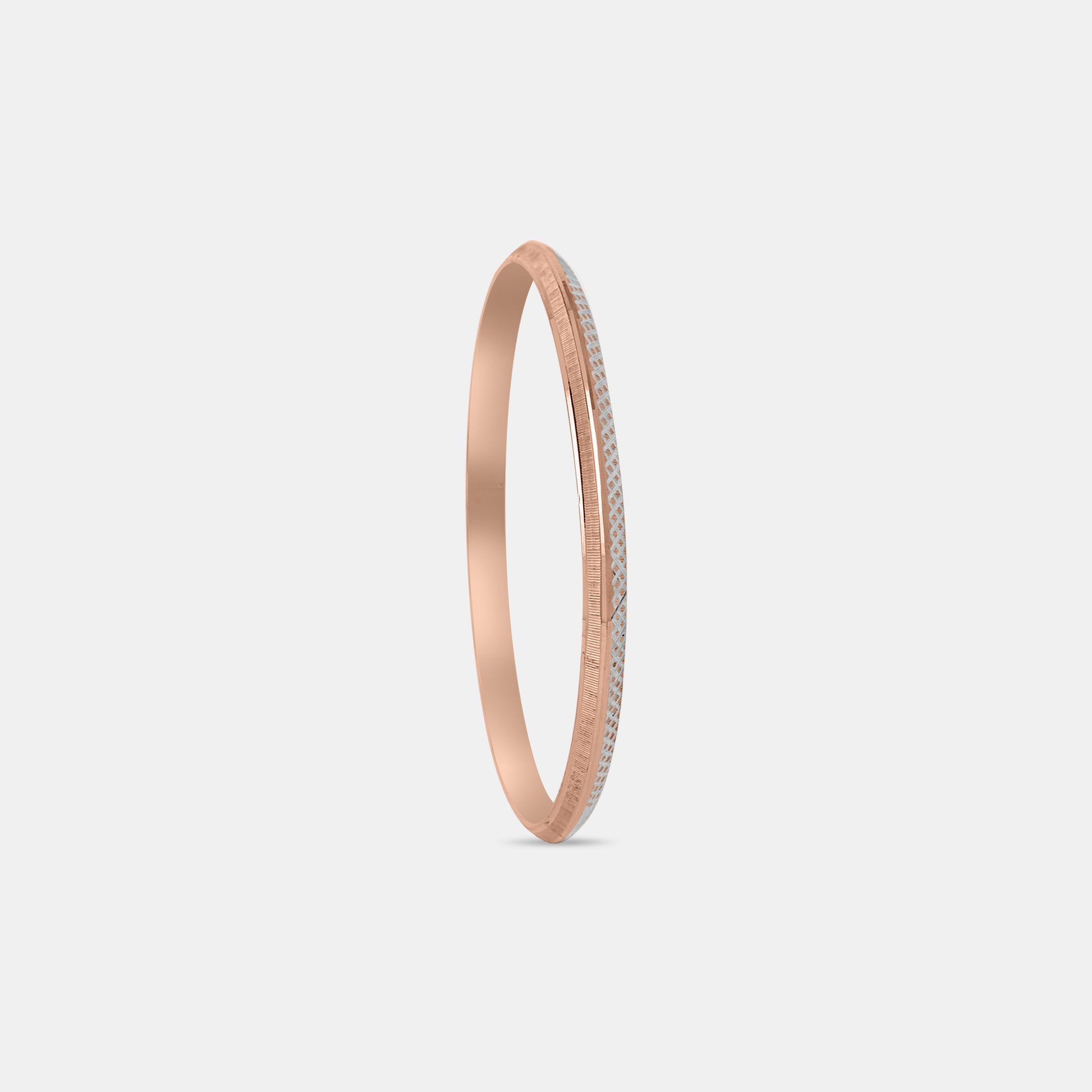 Modern Edge Rose Gold Kada