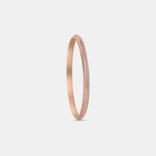 Modern Edge Rose Gold Kada